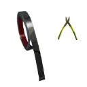 Topstar SS PVD Self Adhesive Strip 5mtr- 12mm Black Color.webp