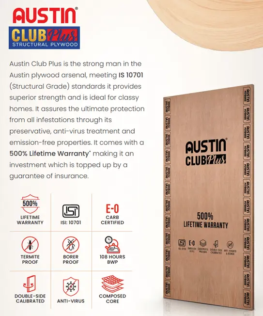 Austin Club Plus 1659 Bockboard- 19mm (Lifetime Warranty)