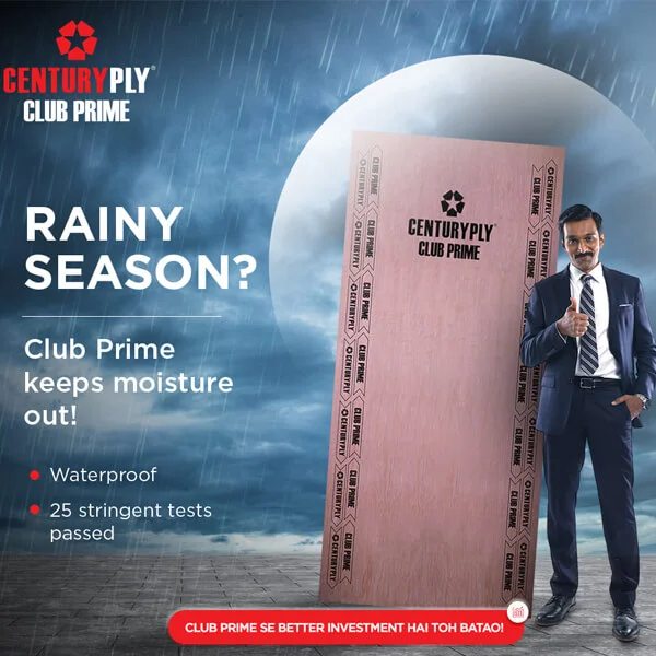 Century Club Prime 710 Plywood- 9mm (30yrs Warranty)