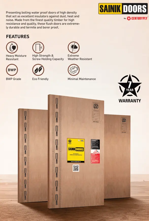 Century Sainik Flush Door- 30mm (7yrs Warranty)