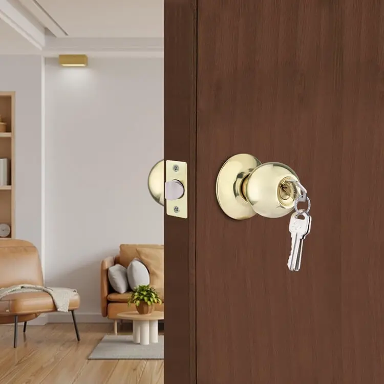 Godrej- Cylindrical Lock- Brass Keyed 5807
