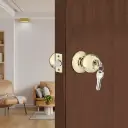Godrej- Cylindrical Lock- Brass Keyed 5807