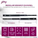 Godrej- Regular Draw Channel 45kgs- 20in 8607