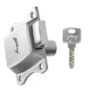 Godrej- Curvo Duo SS 304 Wardrobe Lock 25mm 8010