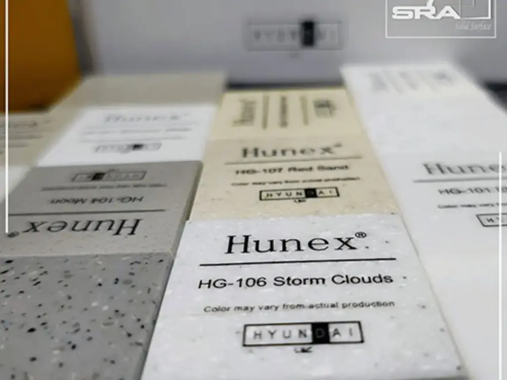 Hyundai Hunex Acrylic Solid Surface- HG Colors 6mm (8ftx2.5ft)