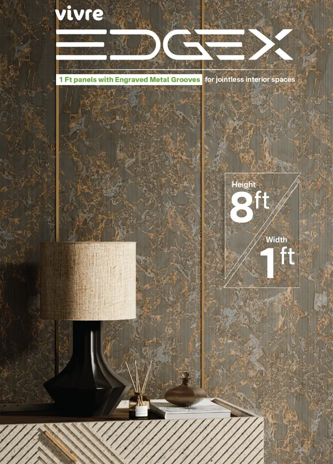 Vivre EdgeX Charcoal Panel- 8ftx1ft