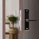 Godrej- Catus Touch Plus Digital Mortise Lock- 3 Deadbolt Rose Gold Color 4215