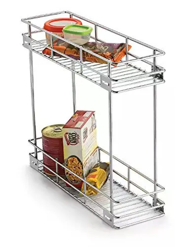Godrej Kitchen Double Pullout Basket- 8x20x17 6142