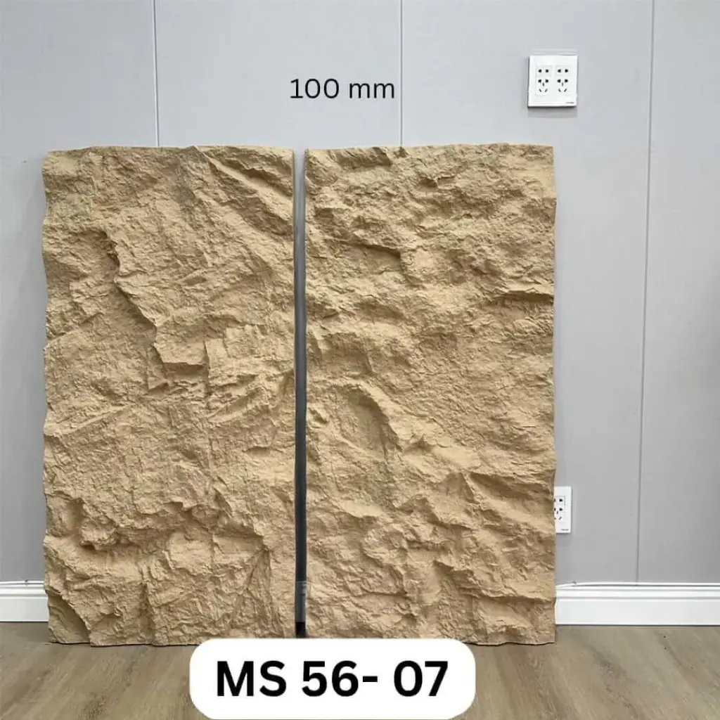 PU Stone Panels- MS56 Beige 100mm Kalista