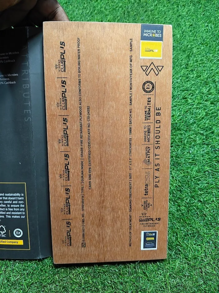 Wigwam Club Plus Plywood- 12mm (Lifetime Guarantee)