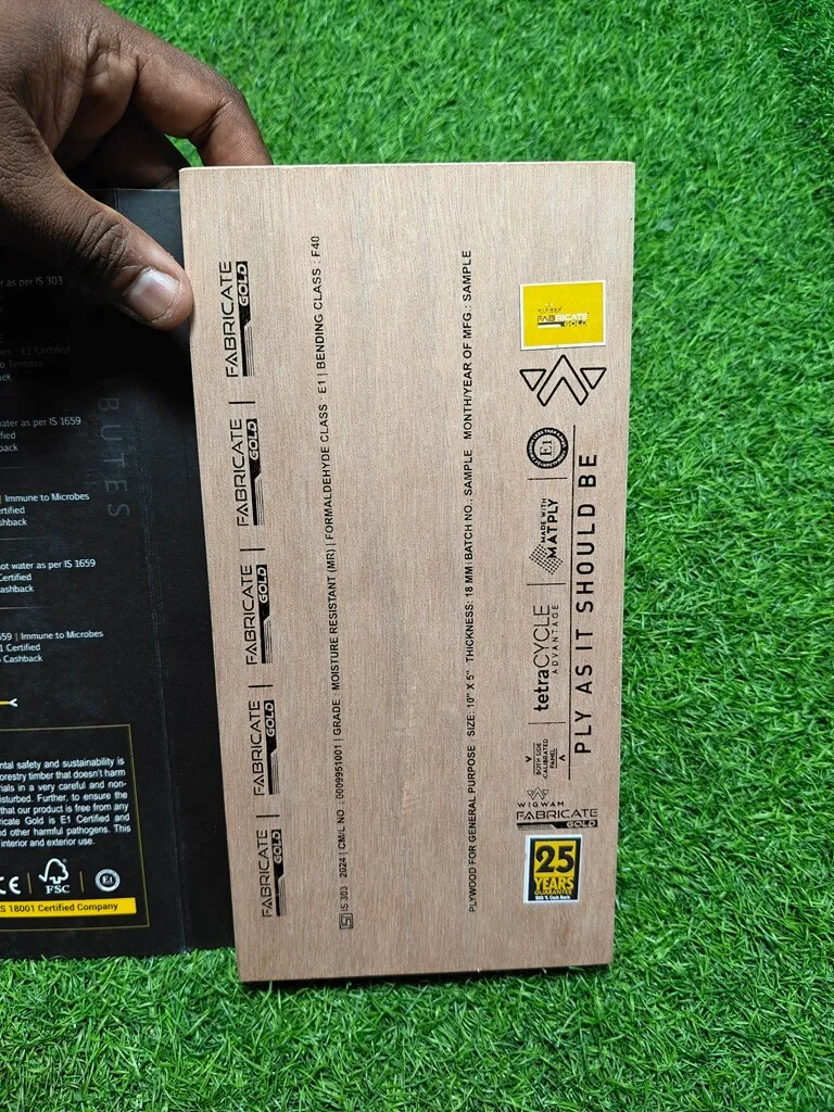 Wigwam Fabricate Gold 710 Plywood- 19mm (25yrs Warranty)