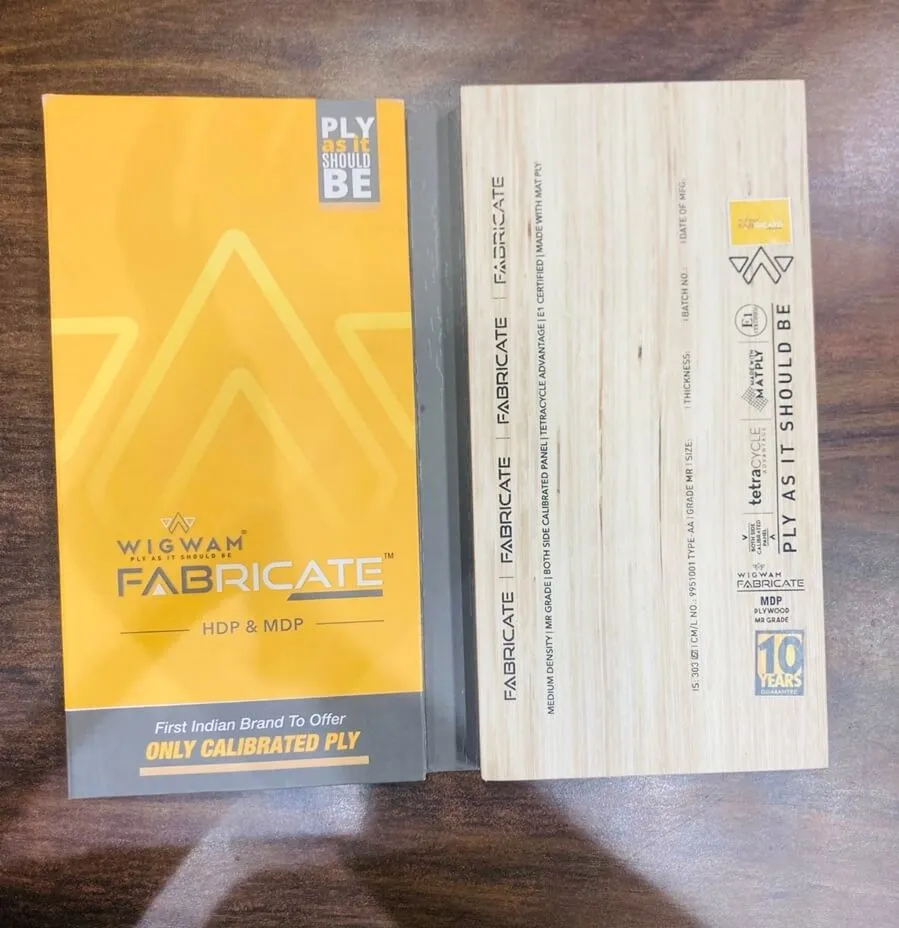 Wigwam Fabricate MDP Plywood- 19mm (10yrs Warranty)