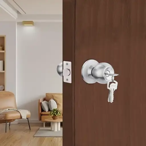 Godrej- Cylindrical Lock- Stainless Steel Keyed 5808
