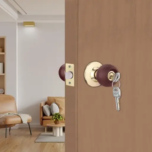 Godrej- Cylindrical Lock- Wooden Keyed 5809