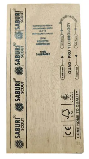 Saburi Scout 1659 Blockboard- 19mm (15yrs Warranty)
