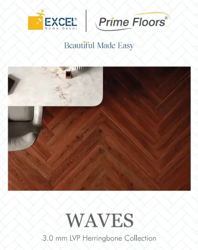 Excel 3.0mm LVP Herringbone Collection Flooring