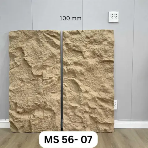 PU Stone Panels- MS56 Beige 100mm Kalista