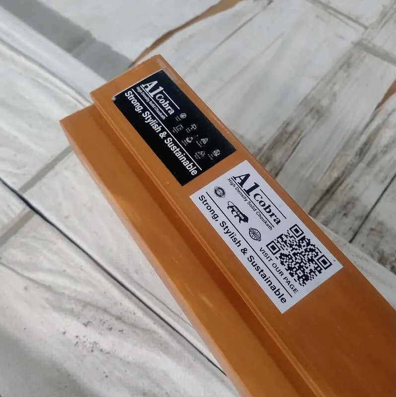 A1 Cobra Yellow WPC Door Frame- 4x2.5 (Udyog)