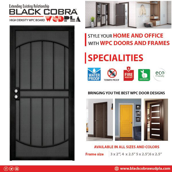 Black Cobra WPC Door Frames