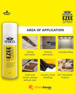Fevicol Ezee Spray- Sprayable Contact Adhesive