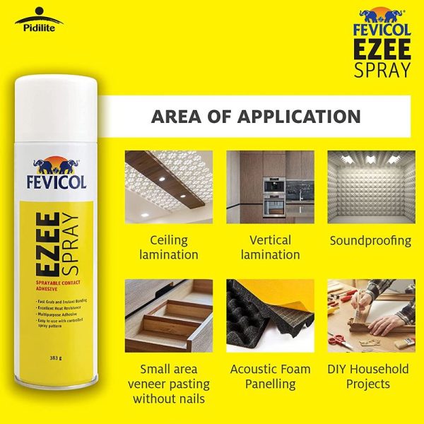 Fevicol Ezee Spray- Sprayable Contact Adhesive