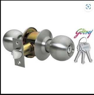 Godrej Cylindrical Lock- Stainless Steel 5329
