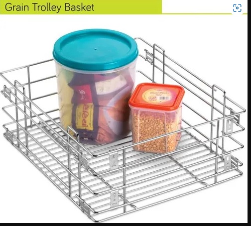 Decoshine Grain Trolly Kitchen Basket